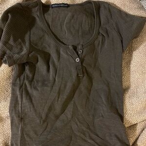 Brandy melville striped zelly short sleeve